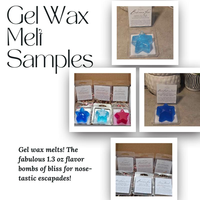 1.3 oz Gel Wax Melt Sample Size - Long-Lasting Fragrance Experience | Highly Scented | Strong Scents | Jelly Melts | For Wax Warmers | Aroma | Candle Alternative