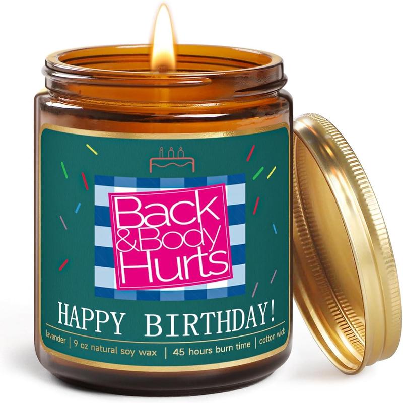 Happy Birthday Candle Gifts for Women,Unique Best Friend Birthday Gifts for Her,Sister,Funny Birthday Gifts for Men,Mom,Dad,Bestie Present,16 18 21 30 40 50 60 Bithday Gifts