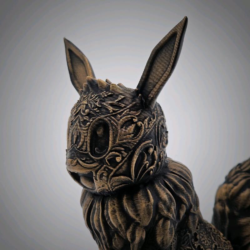 Eevee 3d Printed Pokemon Statue Decoration