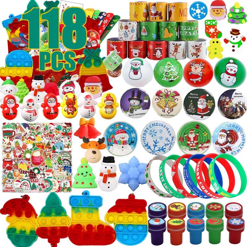 Party Favors for Kids, Christmas Goodie Bag Stuffers Prizes for Kids Classroom, Treasure Box Toys for Classroom, Pinata Stuffers, Bulk Stocking Stuffers for Kids 4-8 Gifts