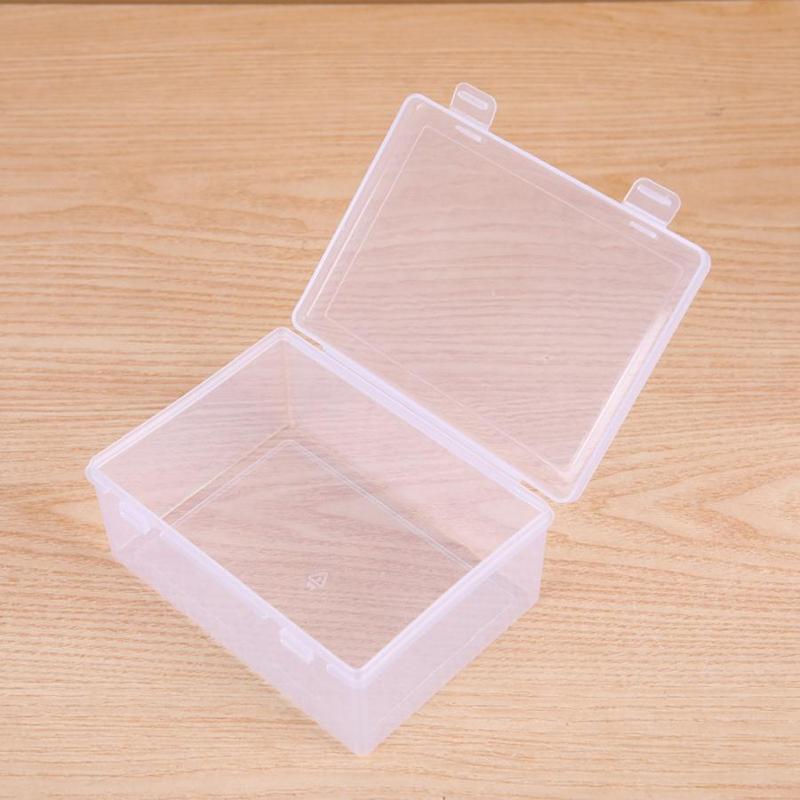 Clear Storage Box, 1 Count Multi-grid Storage Box with Lid, Home Organizer for Jewelry, Electronics, Stationery, Office Supplies