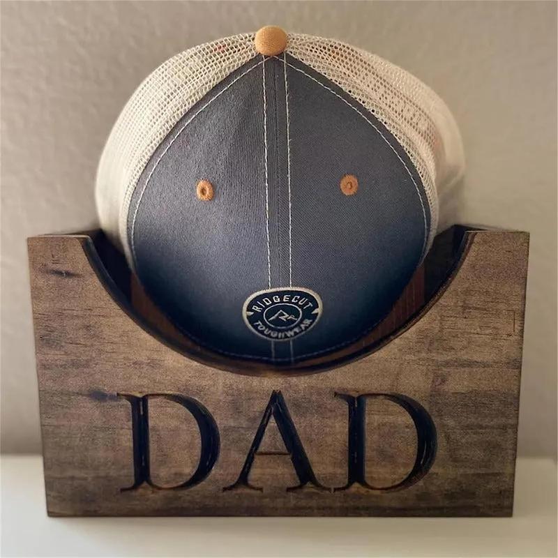 Wooden Hat Holder Display Stand, Baseball Cap Personalized Bracket, Baseball Cap Storage Rack, For Home Room Desk Office Decor Organiser