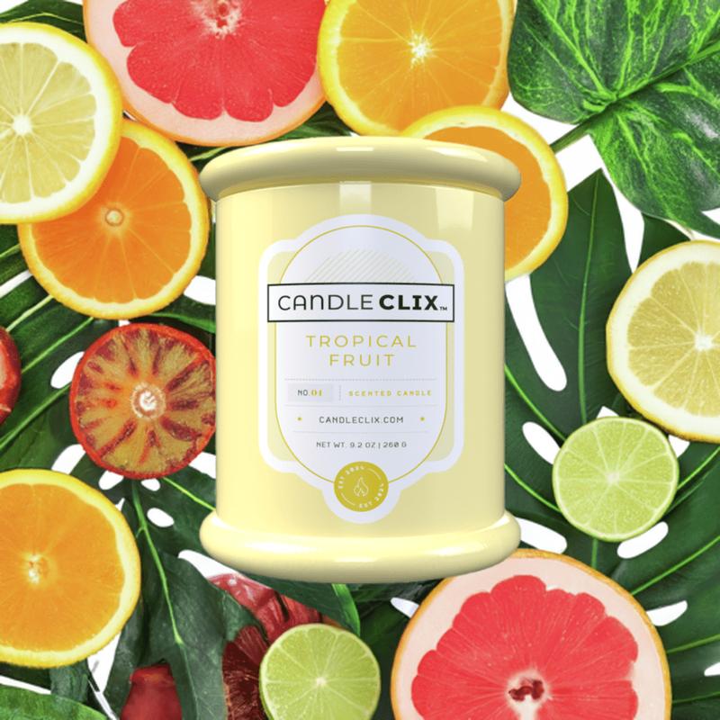 Tropical Fruit - Scented Decorative Candle for Home Fragrance