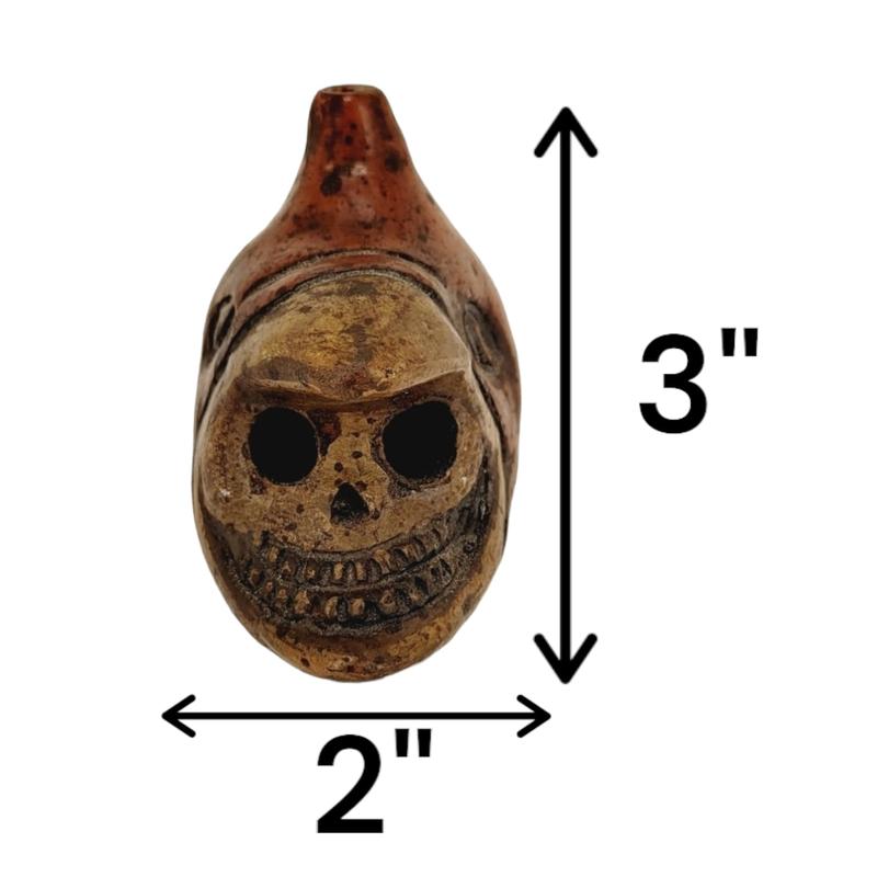 Authentic Aztec Eagle Warrior Head Whistle - Loud and Powerful! #AztecSpirit #UniqueFind