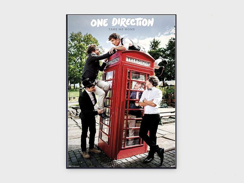 One Direction Take Me Home 2013 Color Tour Poster, NO Framed