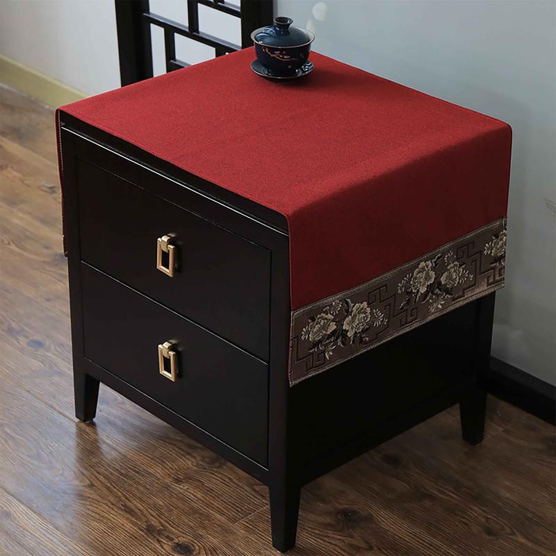 Nightstand Cover For Bedroom, Bedside Table Cover, Dustproof Cover For Home washable