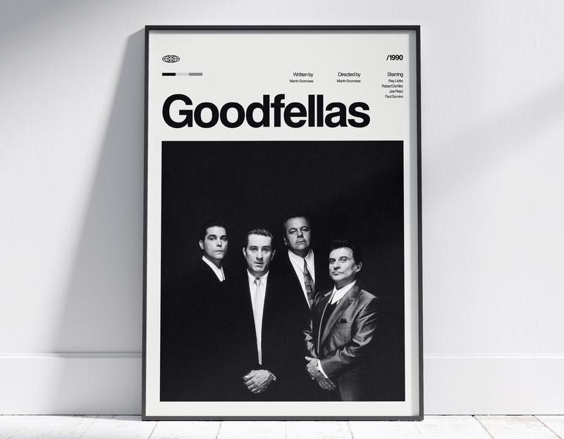 Goodfellas Movie Poster, Goodfellas Wall Decor, Goodfellas Poster Print, Vintage Retro Art Print Landscape Outdoors, Decoration Photo, Room