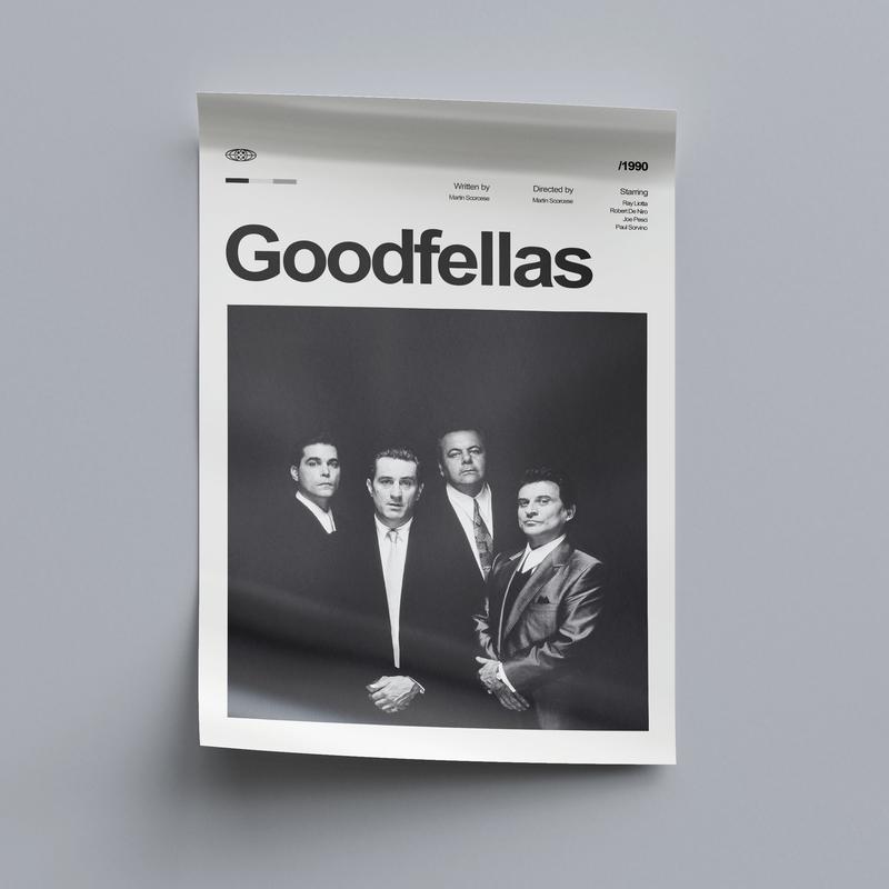 Goodfellas Movie Poster, Goodfellas Wall Decor, Goodfellas Poster Print, Vintage Retro Art Print Landscape Outdoors, Decoration Photo, Room