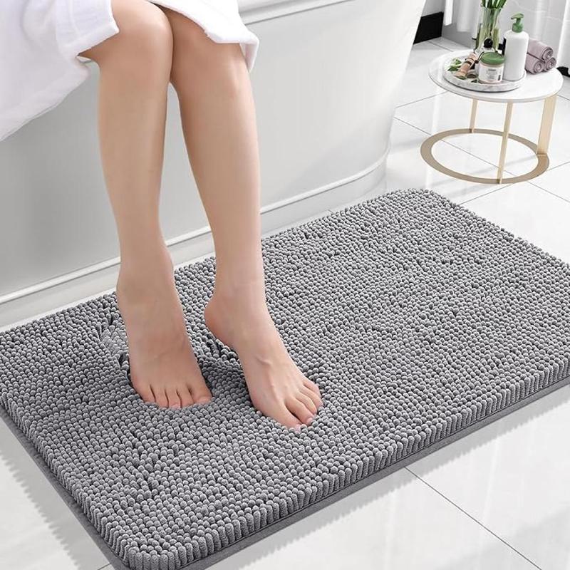 Bathroom Mat, 1 Count Non-slip Soft Absorbent Quick Drying Bath Rug, Machine Washable Bath Mat for Bathroom Floor, Tub and Shower