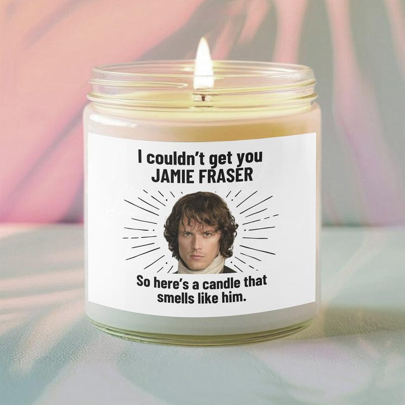 Smells like Jamie Fraser Candle | Jamie Fraser Sam Outlander Fan Gift, Best Friend Gifts, Fandom Inspired Candle | Soy Wax Scent Candle