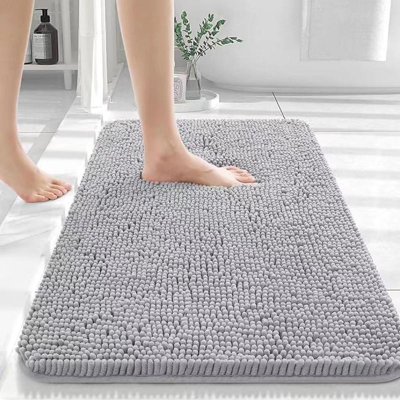 Bathroom Mat, 1 Count Non-slip Soft Absorbent Quick Drying Bath Rug, Machine Washable Bath Mat for Bathroom Floor, Tub and Shower