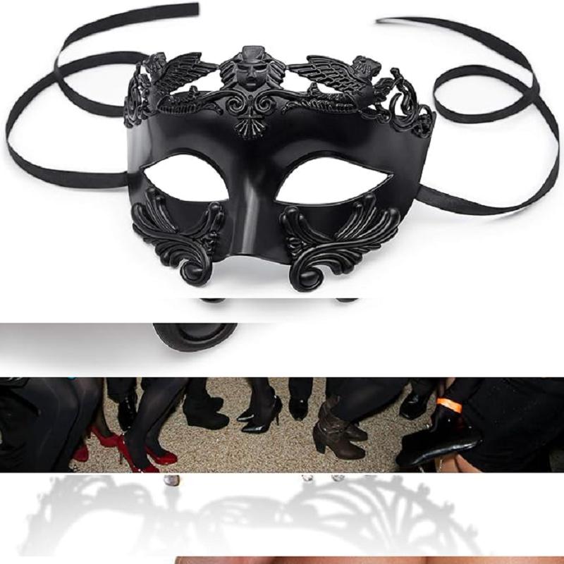 Masquerade Mask for Men- Roman Greek Mythological Ventian Mask Halloween Cosplay Mardi Gras