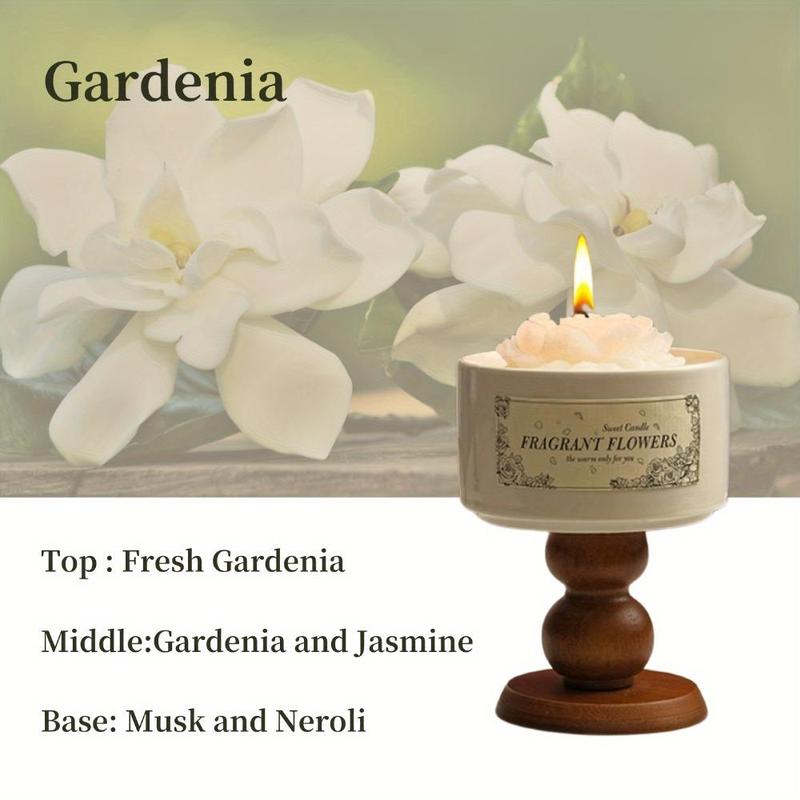 Lavender & Gardenia Scented Candle, 1 Count  Soy Wax Aromatherapy Candle with Gift Box, Home Decor Supplies for Living Room Bathroom Dormitory Hotel