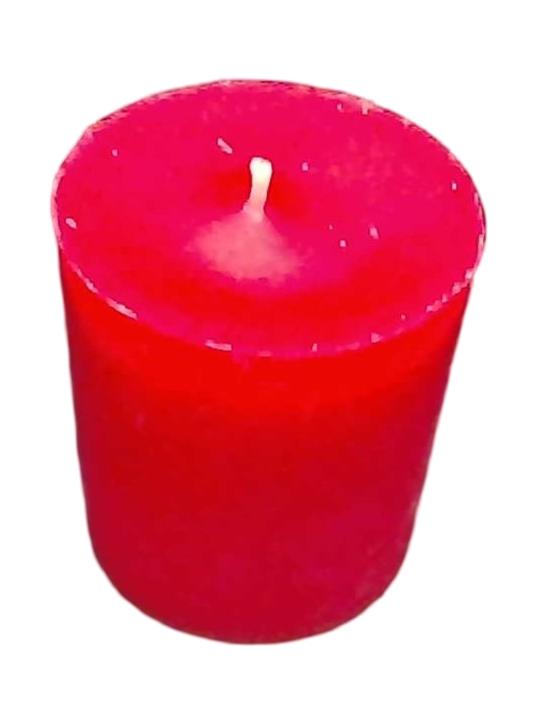 Tyler Candle Company - Frosted Pomegranate - votive candle - with Tyler matches