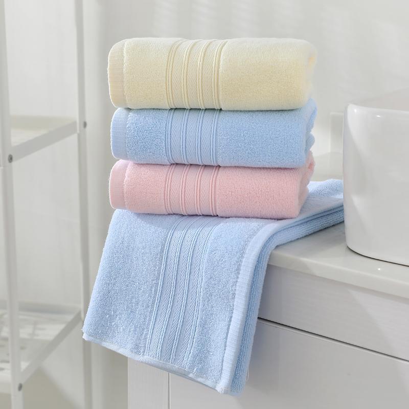 Solid Color Bath Towel Set, 3 Counts Soft Absorbent Skin Friendly  Face Towel, Bath Towel for Home Bathroom Dormitory Travel Hotel