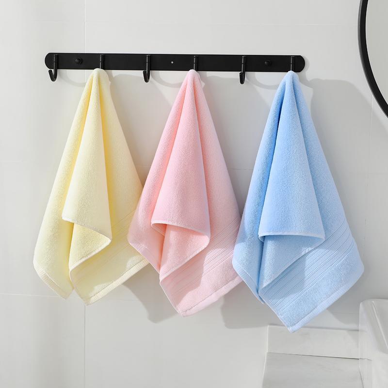 Solid Color Bath Towel Set, 3 Counts Soft Absorbent Skin Friendly  Face Towel, Bath Towel for Home Bathroom Dormitory Travel Hotel