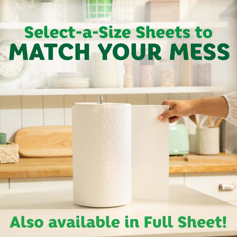 Bounty Paper Towels, Select-a-Size, 8 Triple Rolls, White