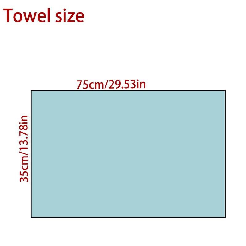 Soft Comfortable Hand Towel, 1 Count Coral Fleece Cozy Bath Towel, Water Absorption Shower Towel for Home Bathroom Washroom