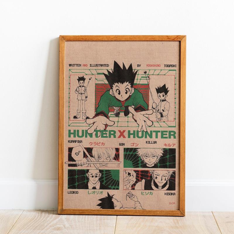 Hunter x Hunter Anime Poster, Gon HxH Anime Manga Posters (NO FRAME)