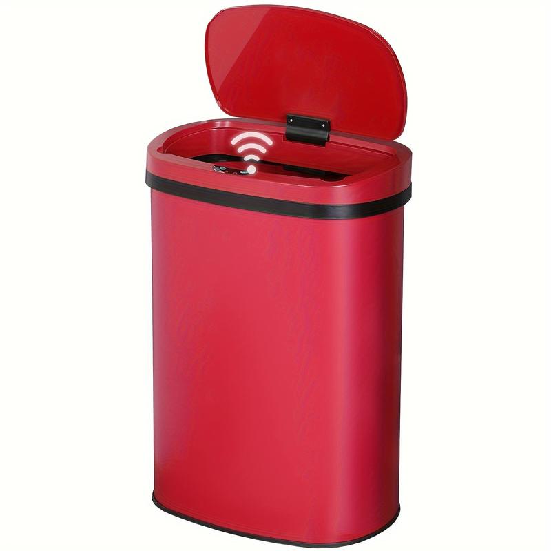 13 gallon garbage can Kitchen garbage can 50L, automatic garbage can contactless induction, suitable for office bedroom living room garbage can