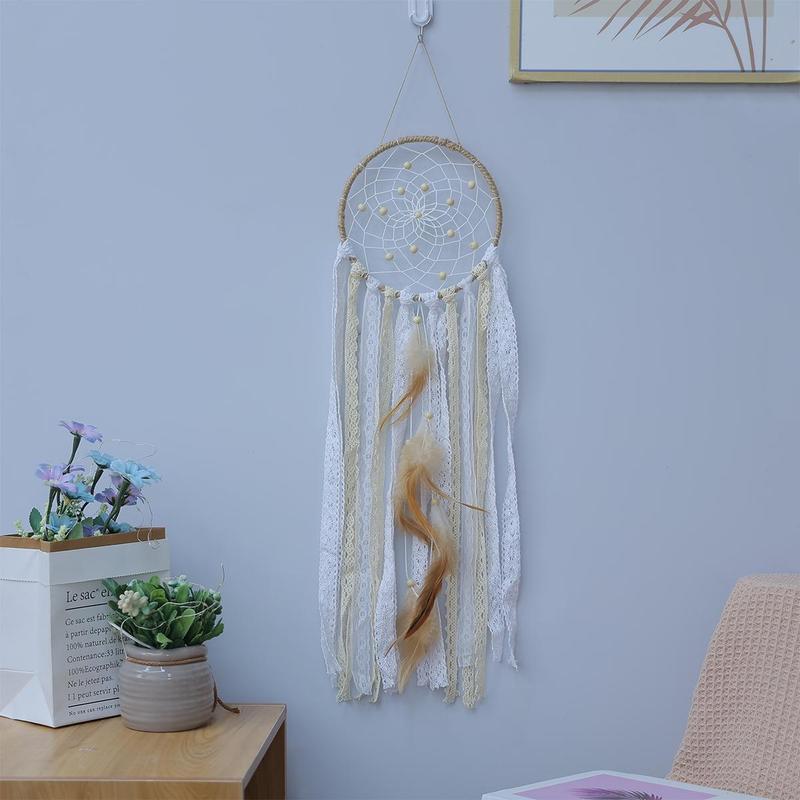 Exquisite Bohemian Style Dream Catcher, 5 Counts set Creative Hanging Decor, Wall Hanging Ornament for Home Living Room Courtyard Decoration