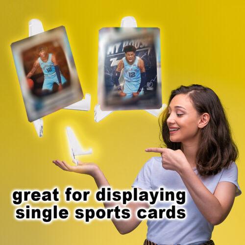 10Pcs Baseball Card Small Stands Holder Display US Brand New Upgraded Version Organiser Racks