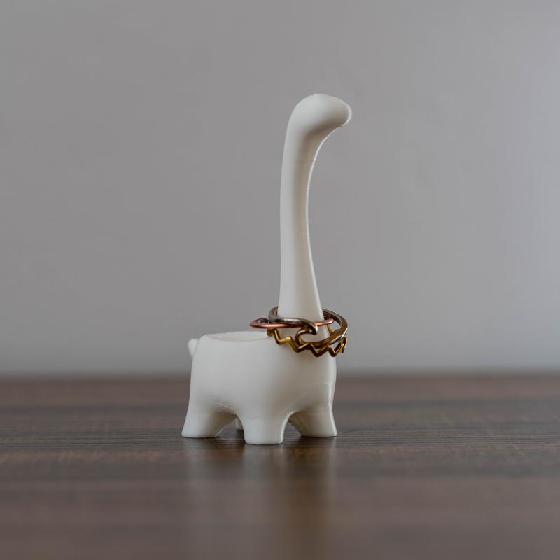 Cute Dinosaur Jewelry Ring Holder Display | Minimalist Decor