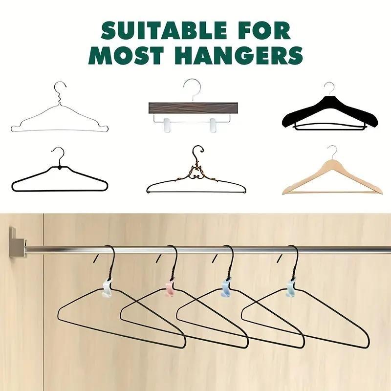 Clothes Hanger Connector Hooks, 100pcs Space Saving Hanger Extenders Clips, Magic Hanger Hooks, Home Organizers for Closet