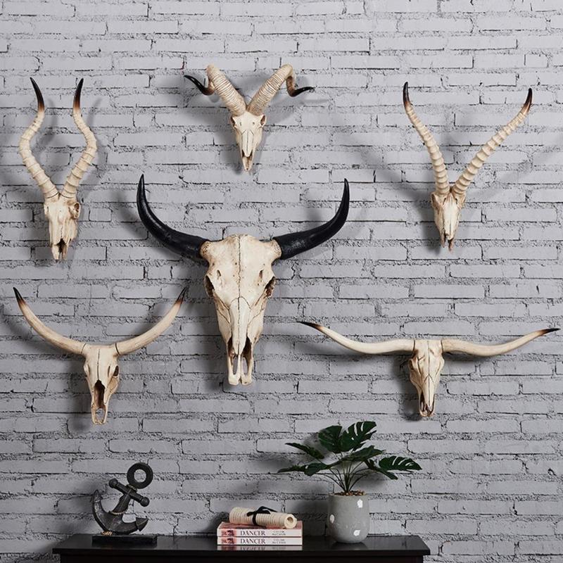 Creative Bull Head Design Wall Hanging Decorating Ornament, Bull Head Wall Art, Wall Hanging Decor for Home Living Room Bedroom, Room Decor, Home Decor, House Decor, Artistic Decoration, Wall Decor, Decoration Items