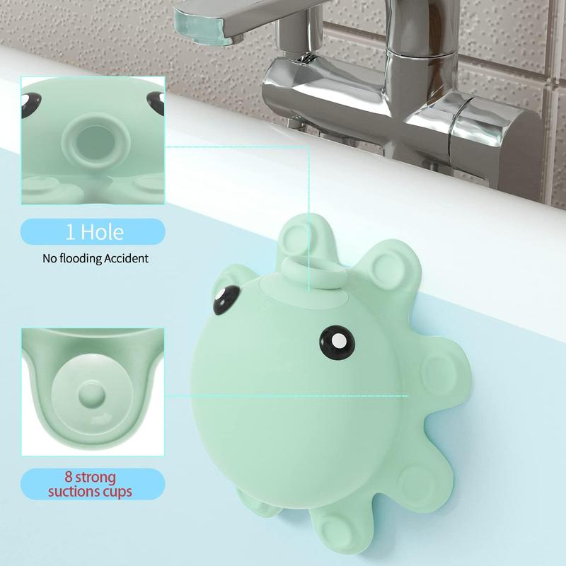 Bathtub Overflow Drain Cover Tub - Silicone Bathroom Overflow Drain Cover, Bathroom Spa Accessories, Adds Inches of Water for Deeper & Warmer Bath