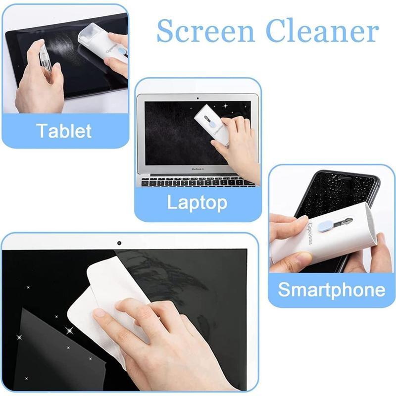 7-in-1 Keyboard Cleaning Tool for Fall Gift, Multifunctional Dust Removal Brush for Phone, Earphone, Computer, Laptop, Watch, Camera, Lens, Professional Cleaning Pen, Portable Earbuds Cleaning Gadgets, Earphone Cleaning Keyboard Kit, Cleaner Remover