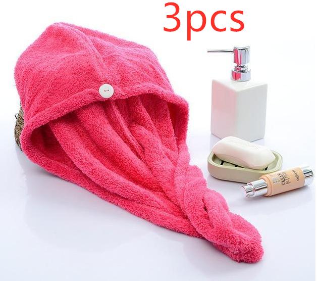 Women's Hair Dryer Cap, Absorbent Dry Hair Towel Light Microfiber