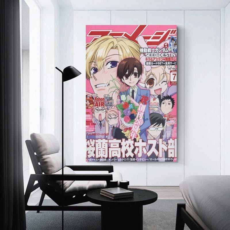 Anime Poster Ouran High School Host Club Canvas Art Poster And Wall Art Picture Print Modern Family Bedroom Decor Posters